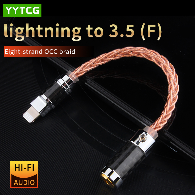 Wired Earphone Lightning - YYTCG C 타입에서 2.5, 3.5, 4.4mm