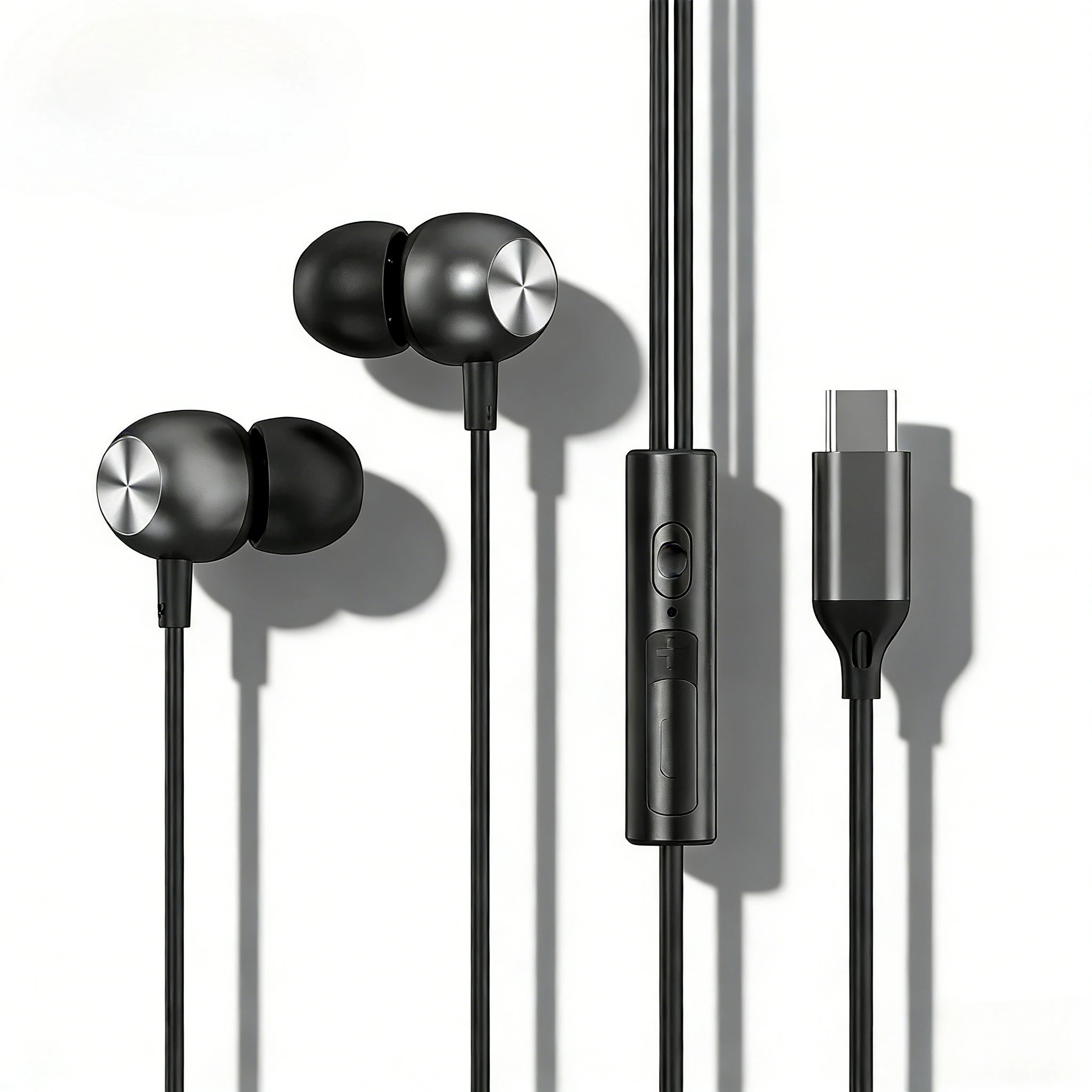 Wired Earphone Lightning - 3.5mm USB 타입 C HIFI 스테레오