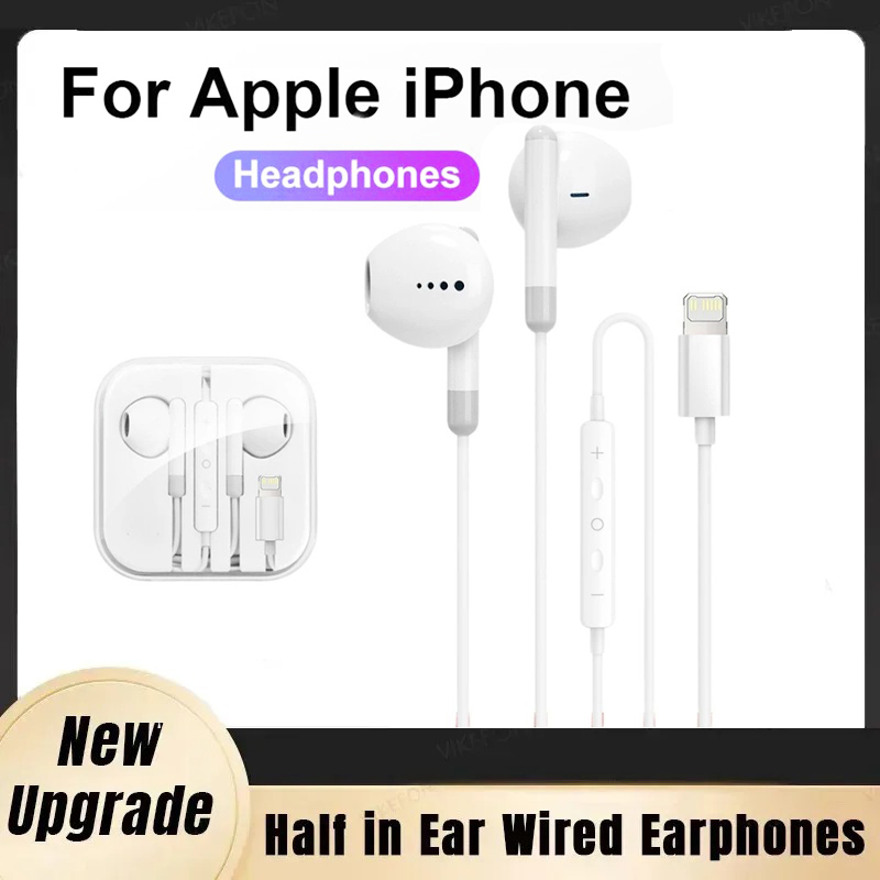 Wired Earphone Lightning - 애플 라이트닝 아이폰 15 16 14