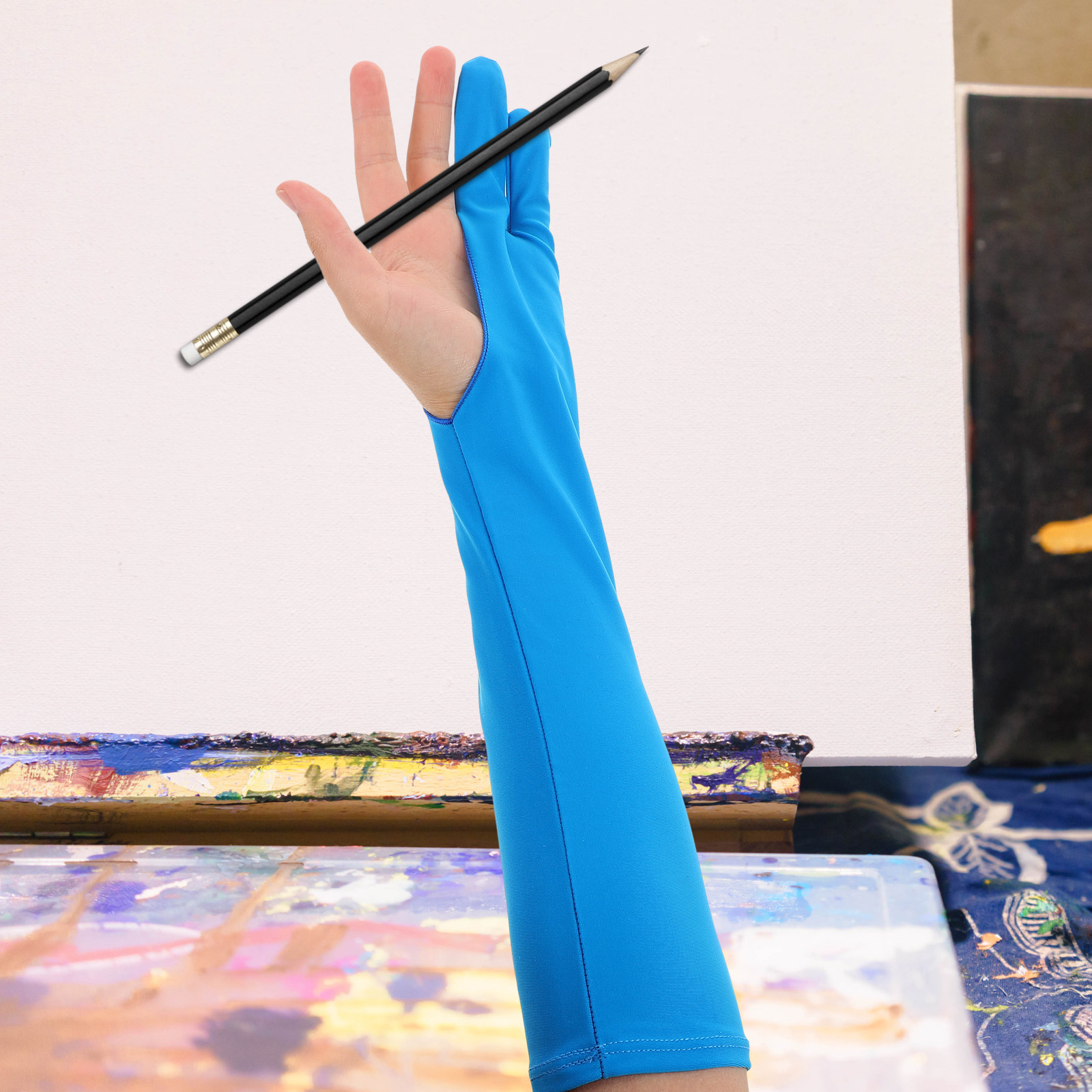 1켤레, 디지털 아트용 두 손가락 보호 드로잉 장갑,  - Drawing Glove Artist 리뷰 및 가격