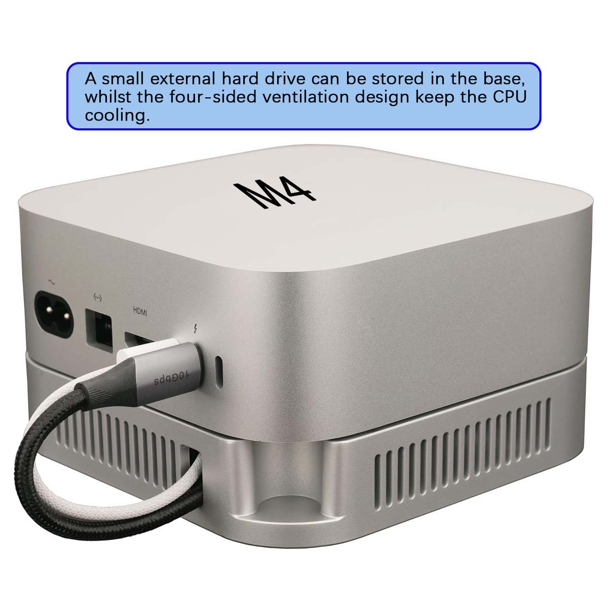 맥 미니 M4/M4 Pro용 스탠드, 정밀 사출 성형, - Cooling Stand Tablet 리뷰 및 가격
