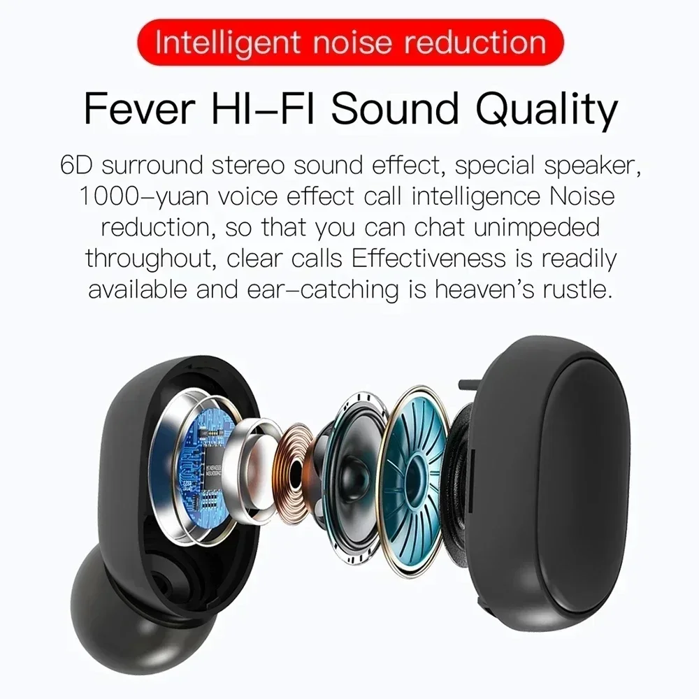 TWS E6S 블루투스 이어폰 무선 블루투스 헤드셋 노 - Wired Earphone Lightning 리뷰 및 가격