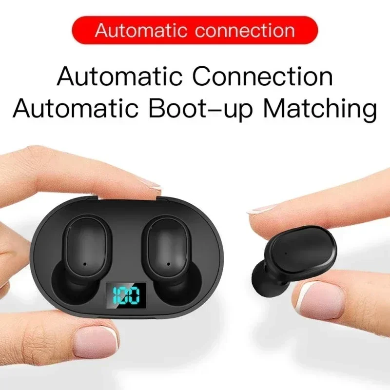 TWS E6S 블루투스 이어폰 무선 블루투스 헤드셋 노 - Wired Earphone Lightning 리뷰 및 가격