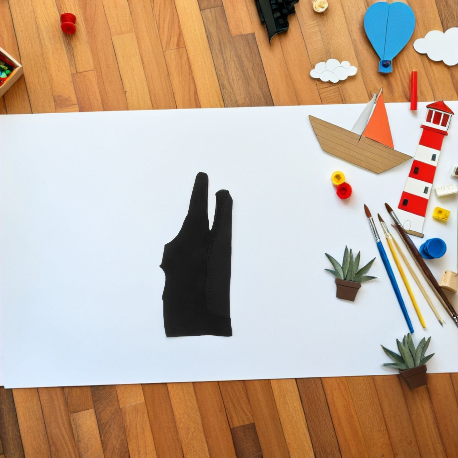1켤레, 두 손가락을 사용하는 드로잉 장갑, 터치스크린 - Drawing Glove Artist 리뷰 및 가격